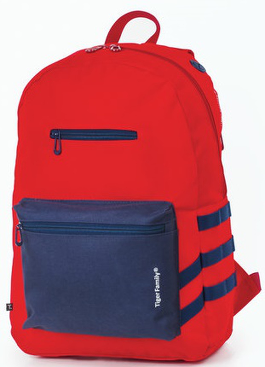 Рюкзак Tiger Family молодежный, сити-формат, красный, 45х29х14 см, 227880 фото