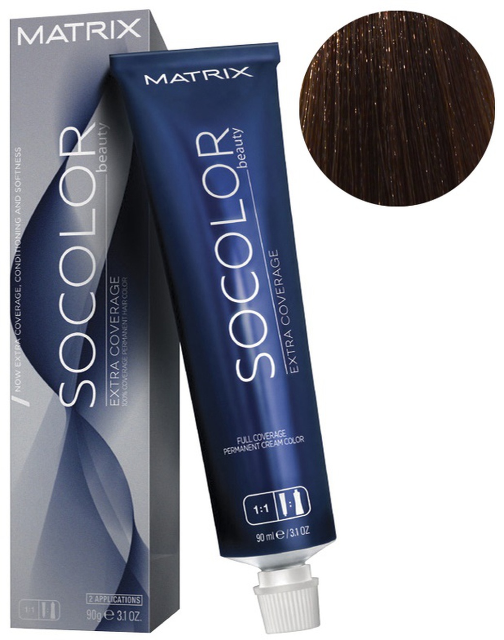 Matrix 506nw темный блондин натуральный теплый 100% покрытие седины фото