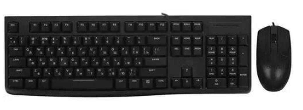 Клавиатура + мышь Dareu MK185, черный (En/Ru) фото