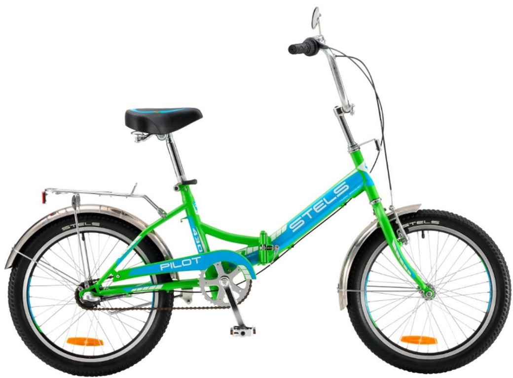 Велосипед Stels 20" Pilot 430 (LU074505) Зеленый/Голубой фото