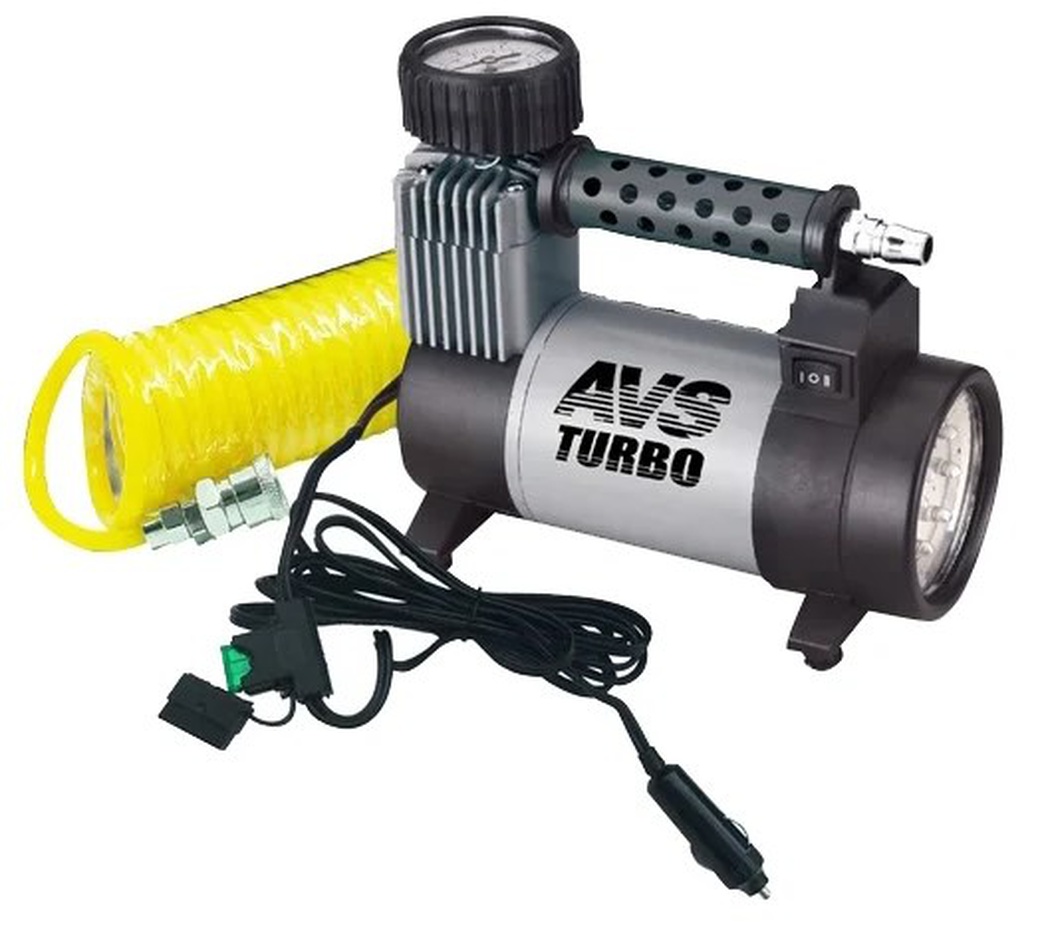 Автомобильный компрессор AVS Turbo KS 450 L 250Вт 12В 14А 45л/мин 10Атм фото