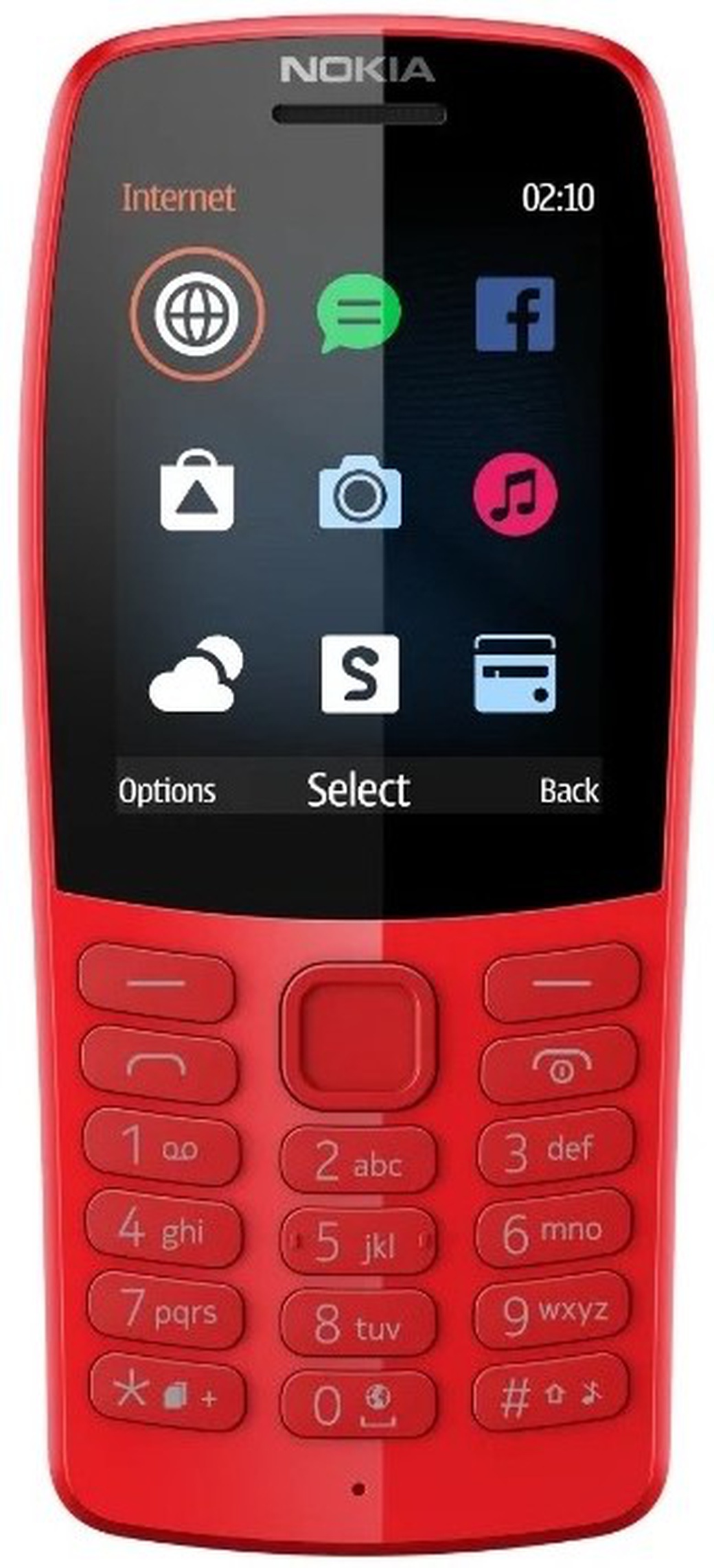 Мобильный телефон Nokia 210 Dual Sim Красный фото