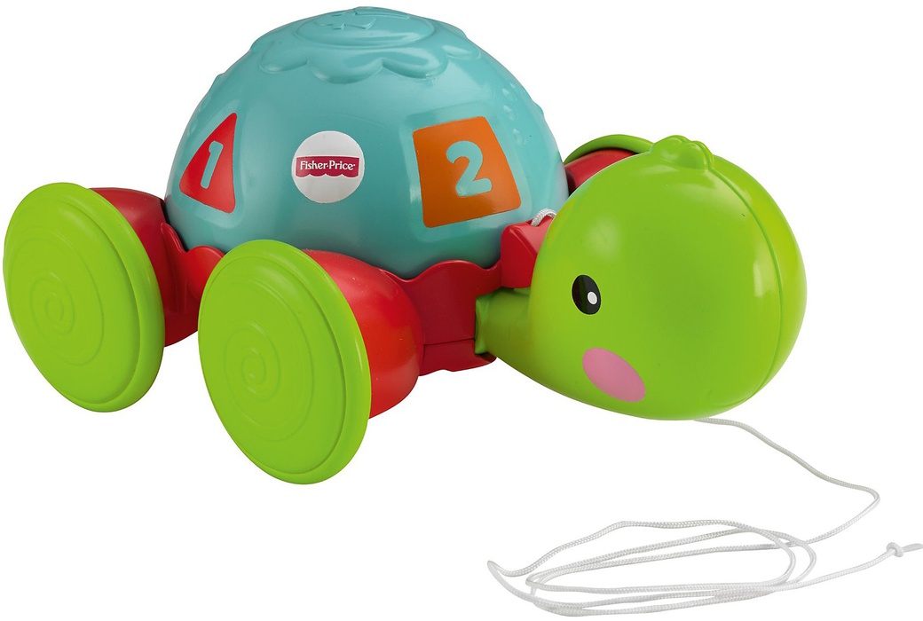 Fisher-Price Обучающая черепашка на колесиках развивающая игрушка Y8652 Mattel фото