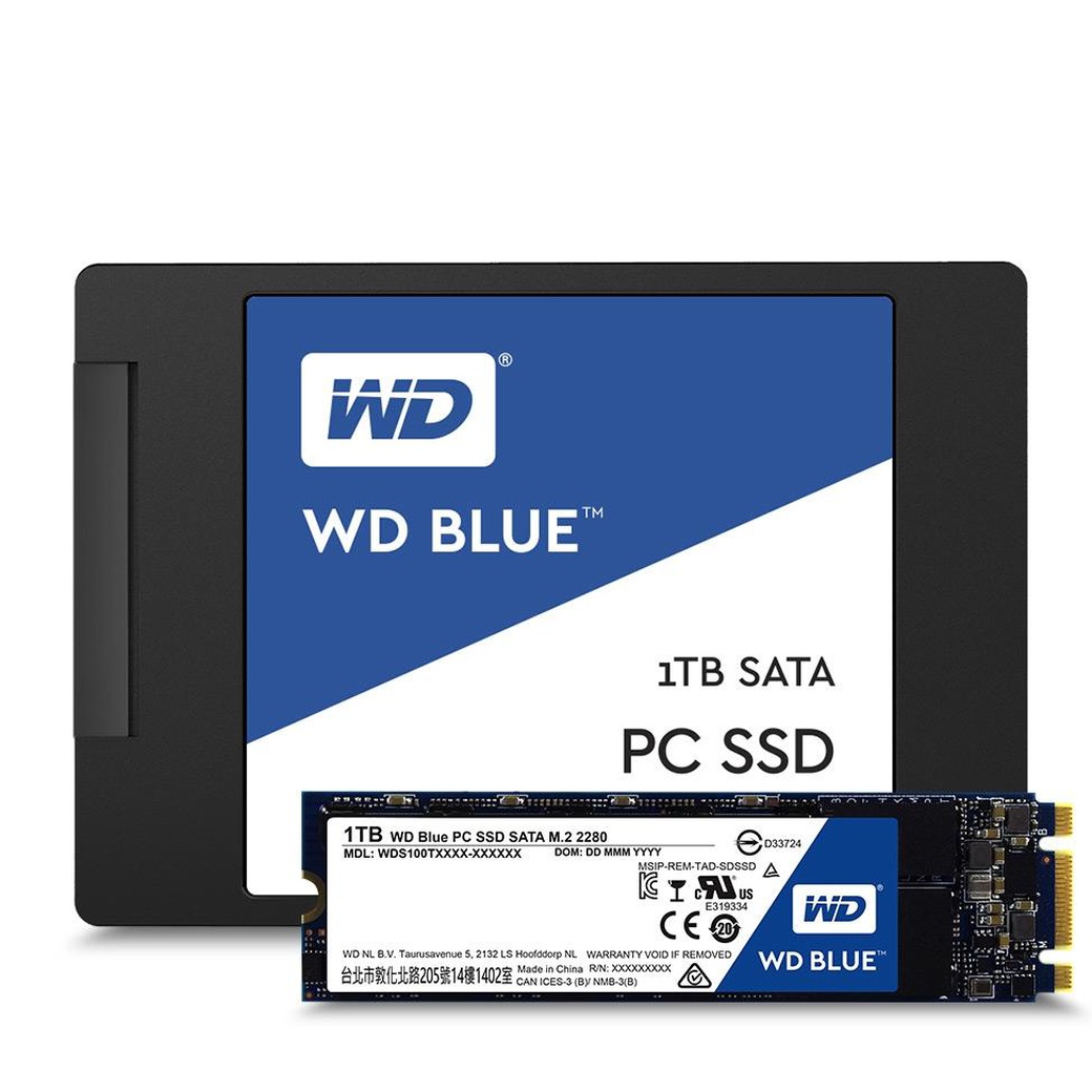 Накопитель SSD WD Original SATA III 1Tb WDS100T2B0B WD Blue M.2 фото