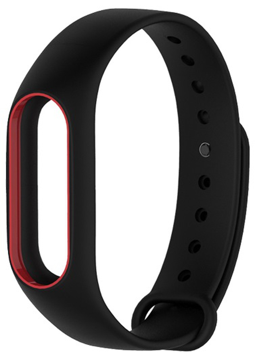 Силиконовый ремешок Bakeey для браслета Xiaomi Mi band2 черный с красным фото