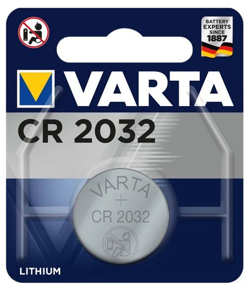 Батарейка литиевая VARTA CR2032 Professional Electronics дисковая 3В блистер 1 шт (06032101401) фото
