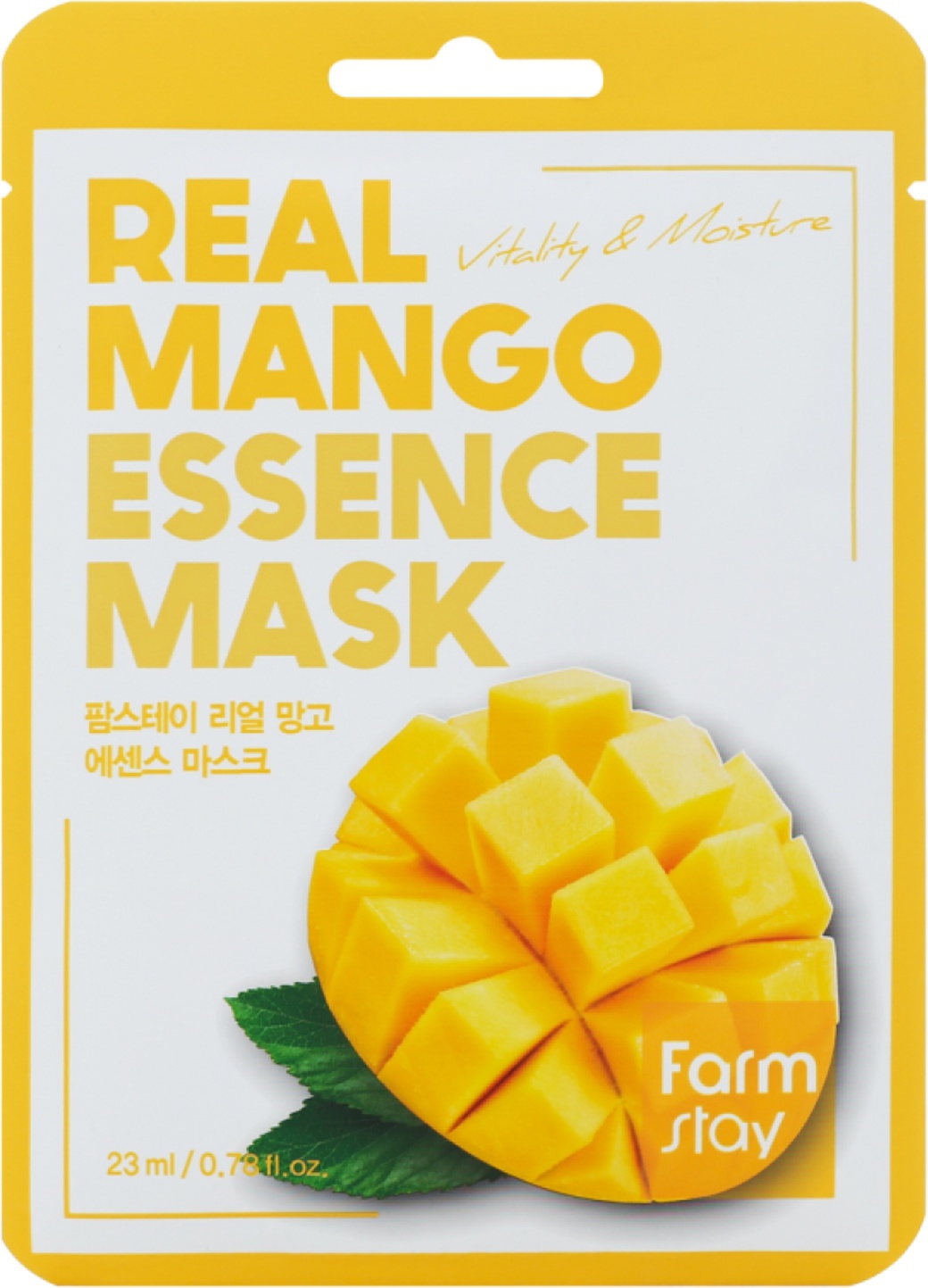 FarmStay Тканевая маска для лица с экстрактом манго, 23мл фото