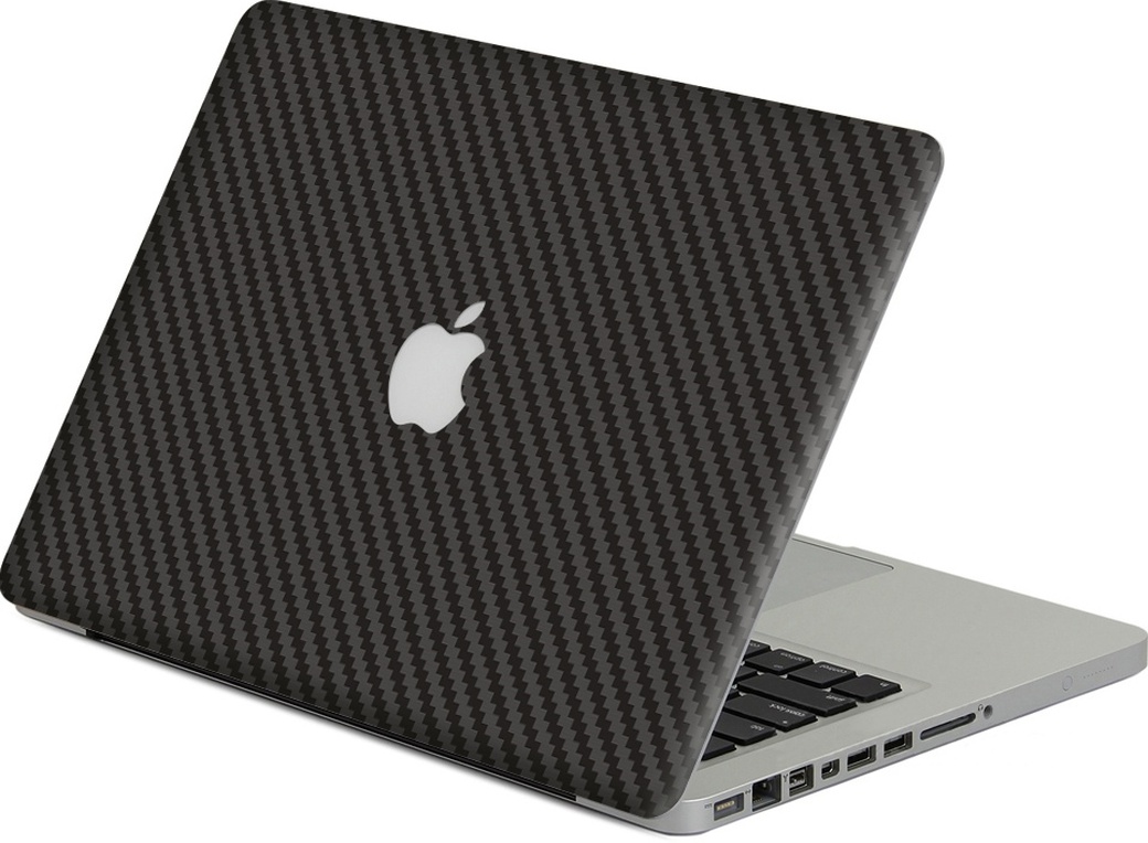 Пленка-стикер для Macbook Pro Retina дисплеем 13" карбоново-серой серии, черный фото