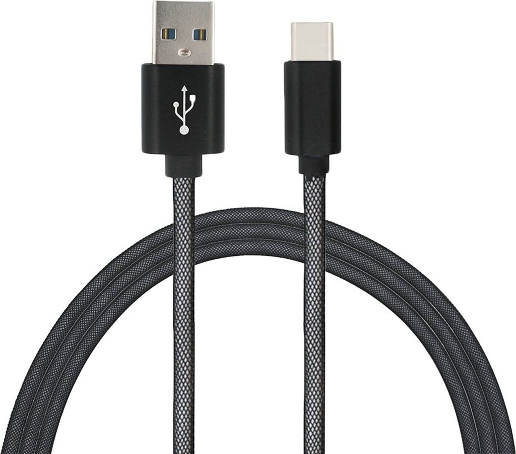 USB-кабель для зарядки и синхронизации данных Nintendo 
Minismile 1M USB 3.1 Type-C, черный фото