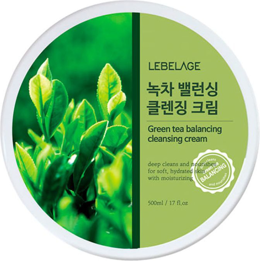 Lebelage Очищающий крем для снятия макияжа с экстрактом зеленого чая, 300мл фото