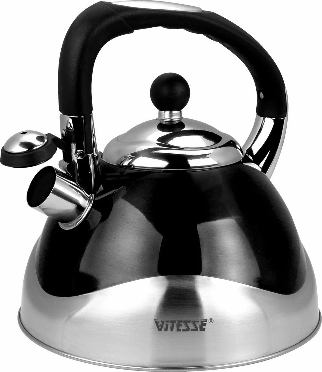 Чайник со свистком Vitesse VS-1120 Black 3л фото