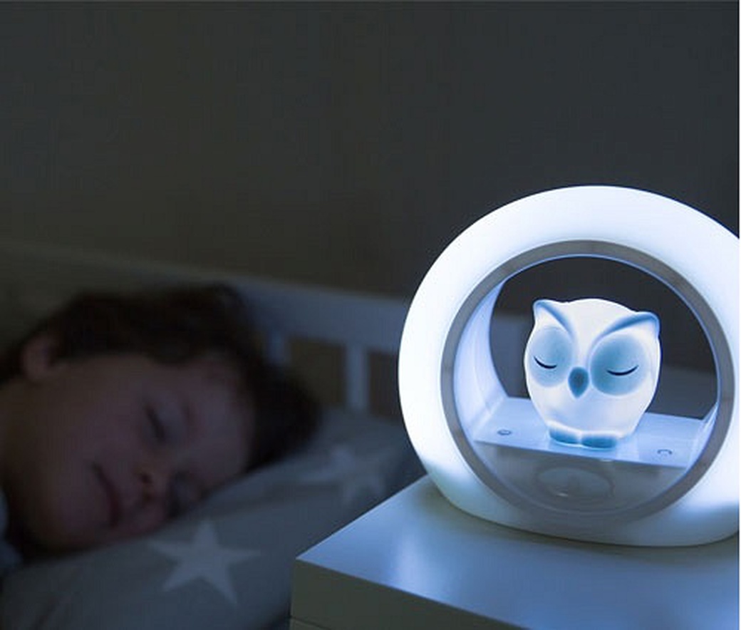 ZAZU Сова Лу - детский ночник с датчиком звука, синяя фото