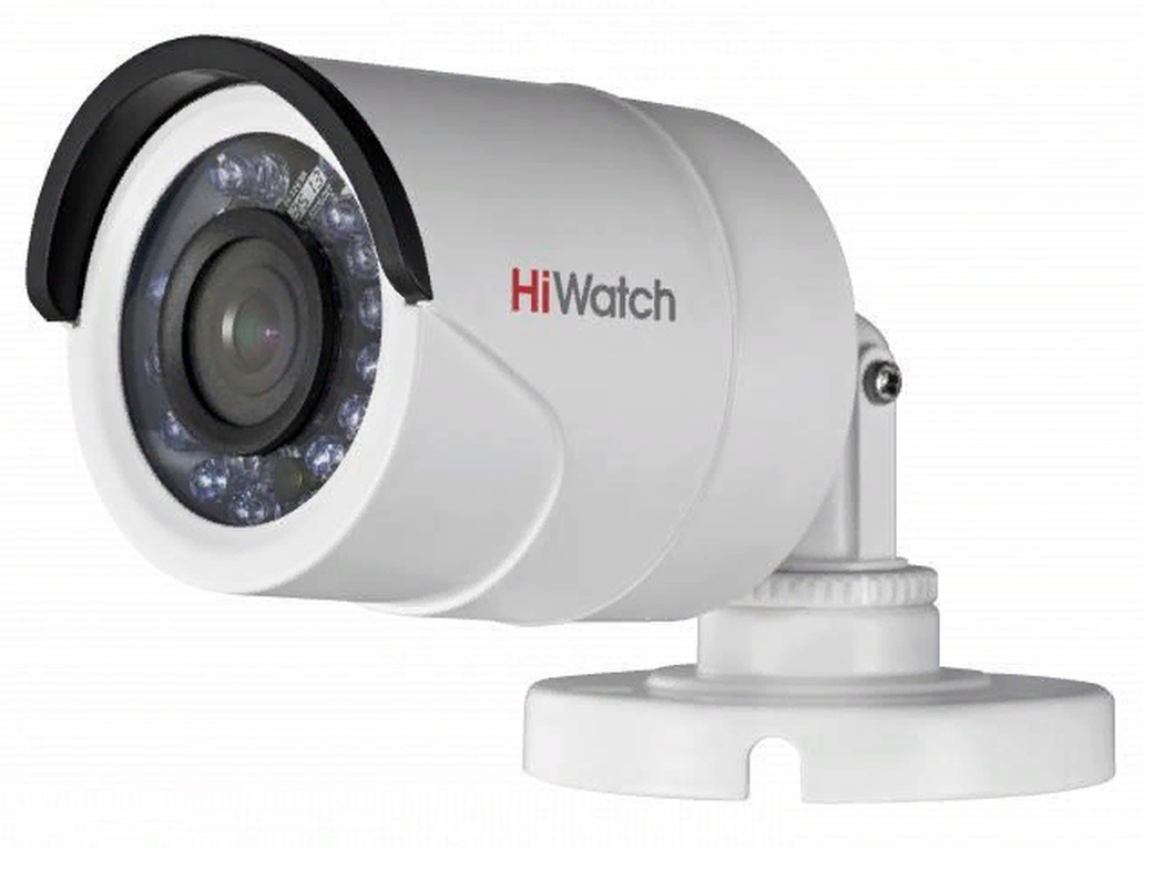Камера видеонаблюдения Hikvision HiWatch DS-T200P 6-6мм HD-TVI цветная корп.:белый фото