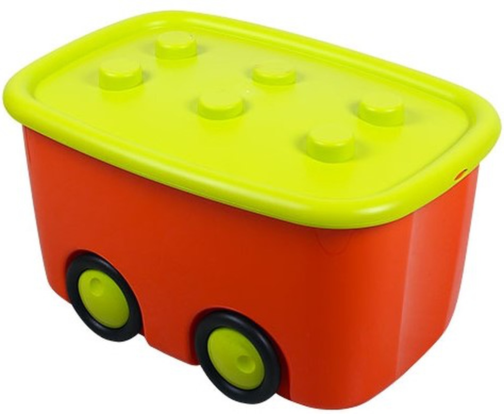 Ящик для игрушек Моби, (60*41,5*32 см), (оранж) фото