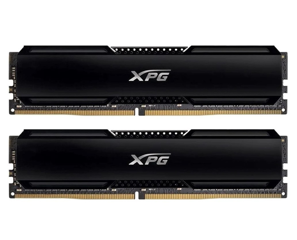 Память оперативная DDR4 64Gb (2x32Gb) Adata XPG Gammix D20 3200MHz, черный радиатор фото