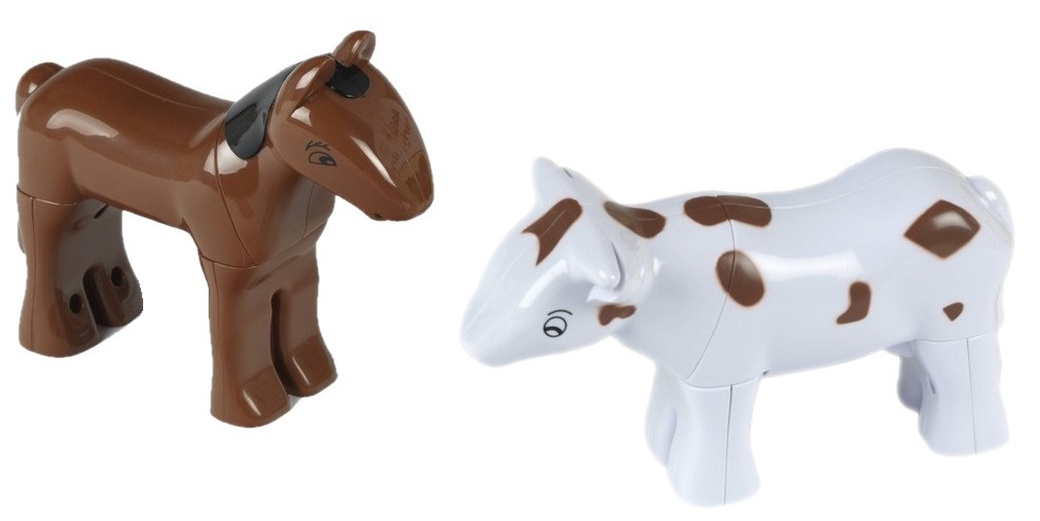 Klein Магнитные 3D пазлы лошадка и корова фото
