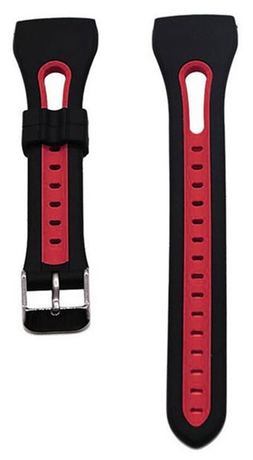 Силиконовый ремешок для браслета Bakeey для Fitbit Charge 3, черный+красный фото