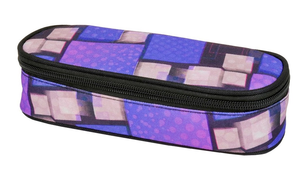 Пенал-косметичка Magtaller Case, 8х21х5см, Square фиолетовый фото