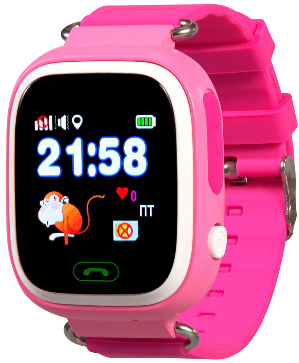 Детские умные часы Prolike PLSW90PK, розовые фото