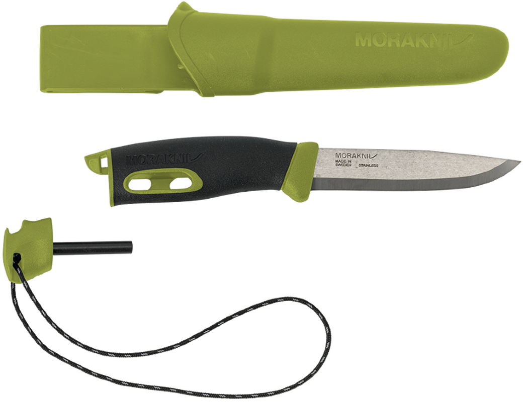 Нож Morakniv Companion Spark (S) Green, нержавеющая сталь, 13570, шт фото