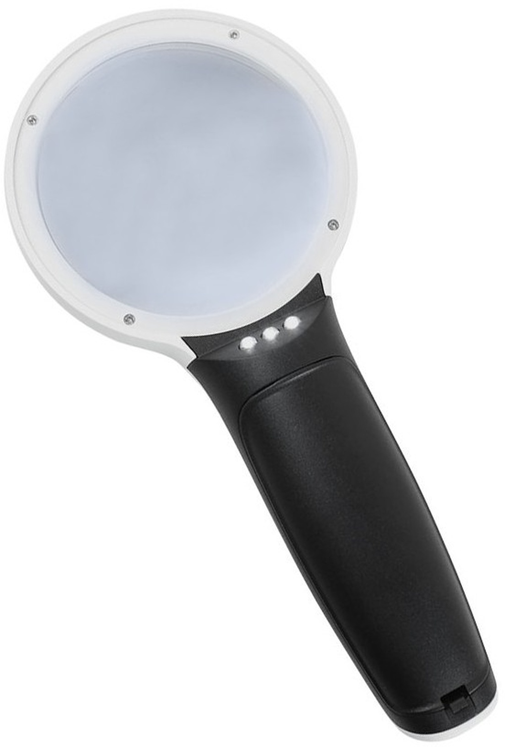 Лупа Kromatech ручная круглая 10x, 75 мм, с подсветкой (3 LED) TH-7016 фото