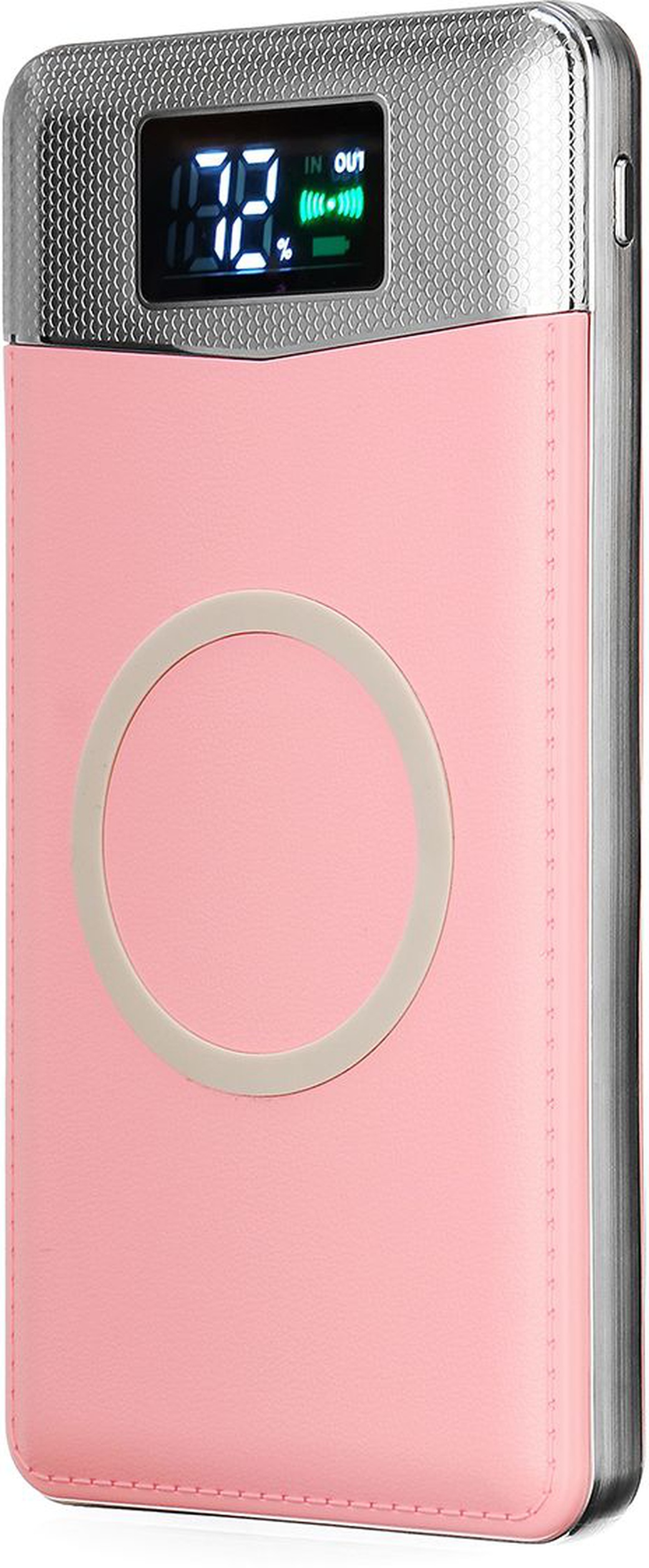 Внешний аккумулятор Bakeey 2 in 1 10000mAh, розовый фото