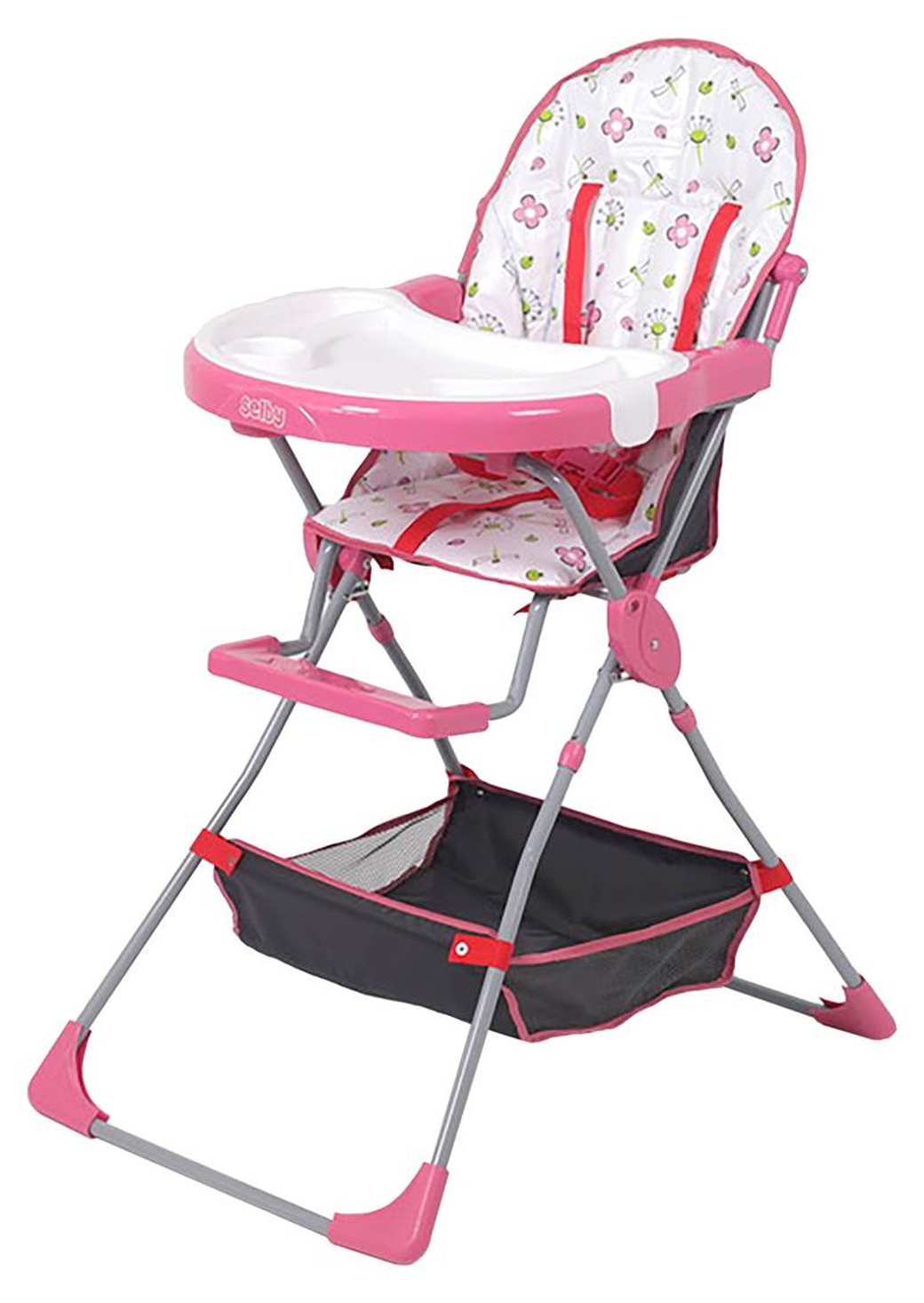Selby 252 - стульчик для кормления (розовый) фото