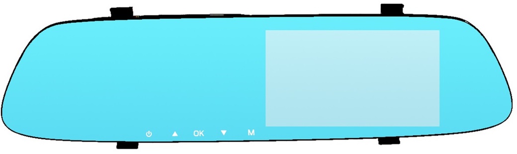 Видеорегистратор-зеркало с дисплеем 5.0" фото