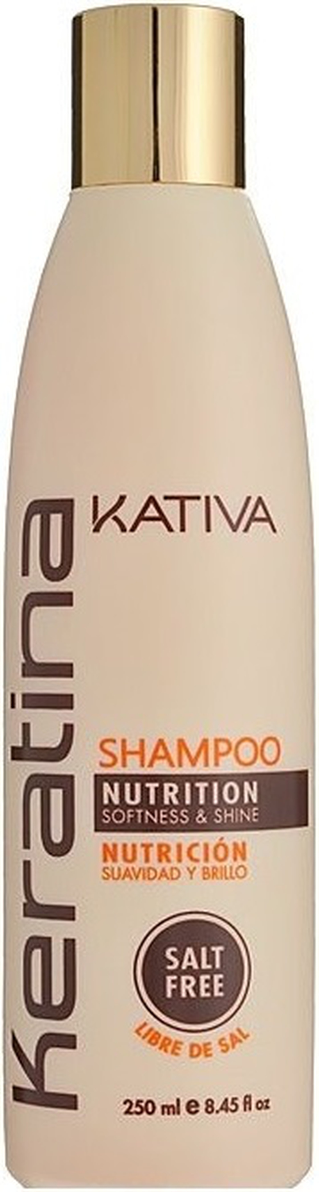 Укрепляющий шампунь с кератином для всех типов волос 250мл Kativa KERATINA фото