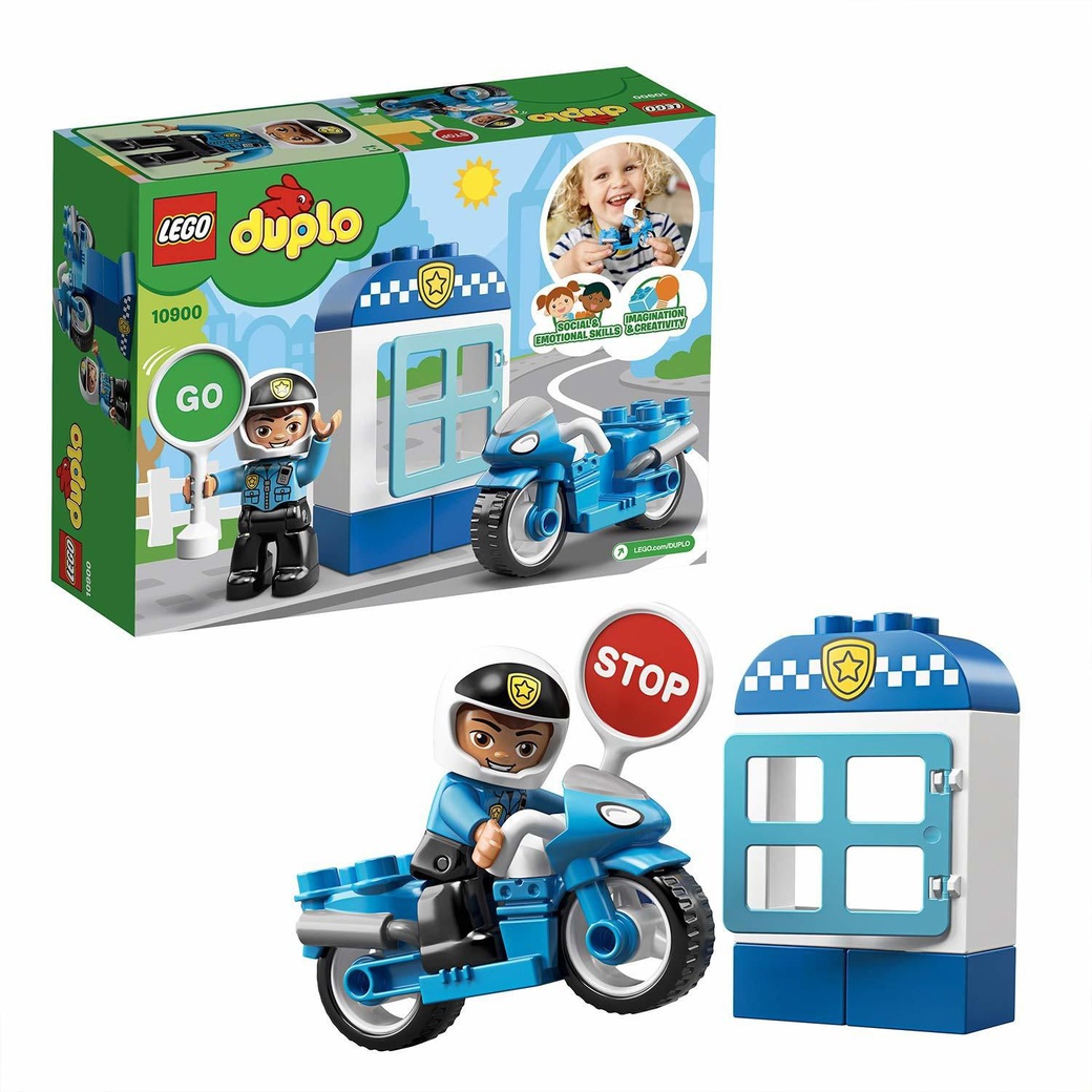Конструктор LEGO DUPLO Town Полицейский мотоцикл фото