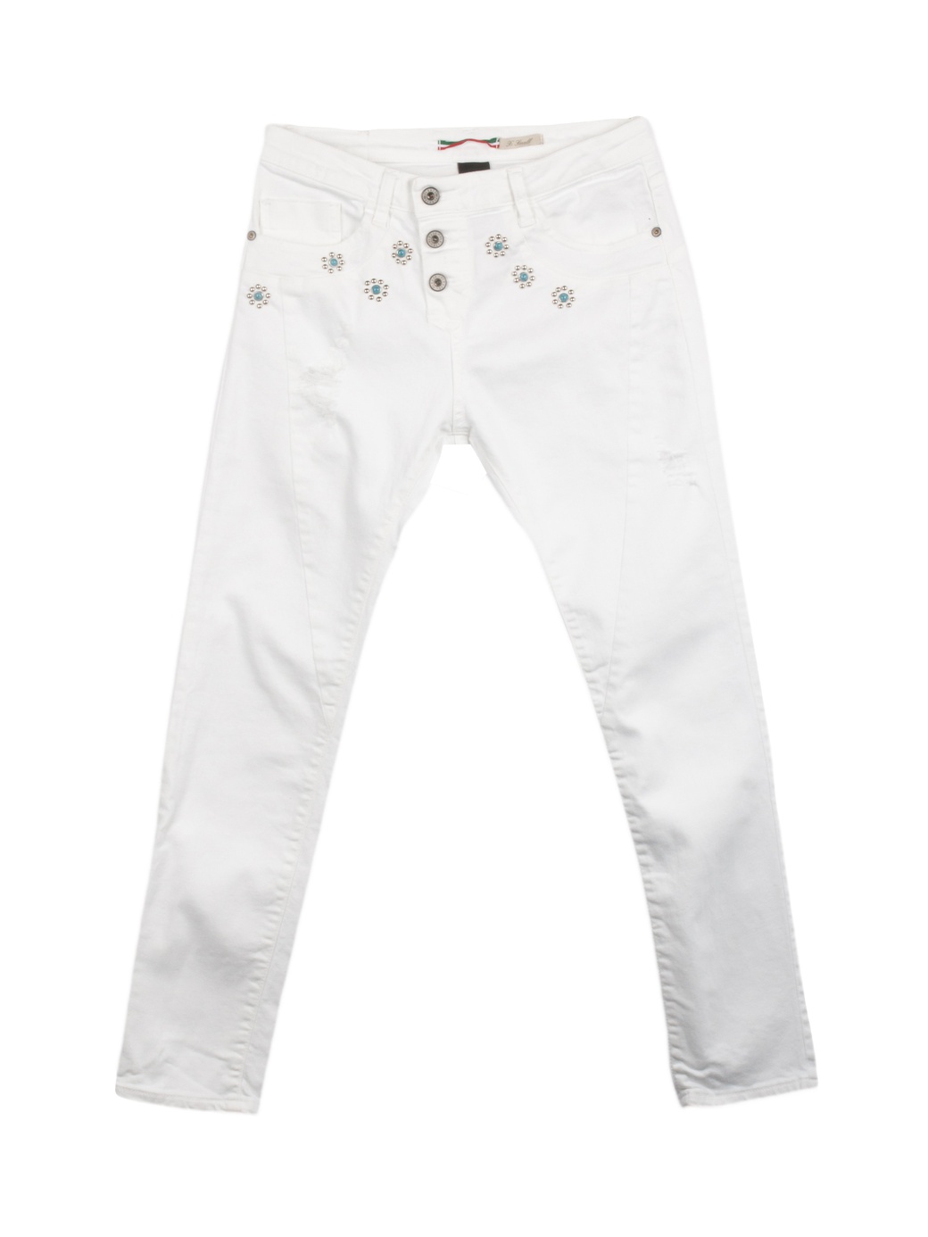 Джинсы Please Jeans HO2M5I-P6BW, белый, XS фото