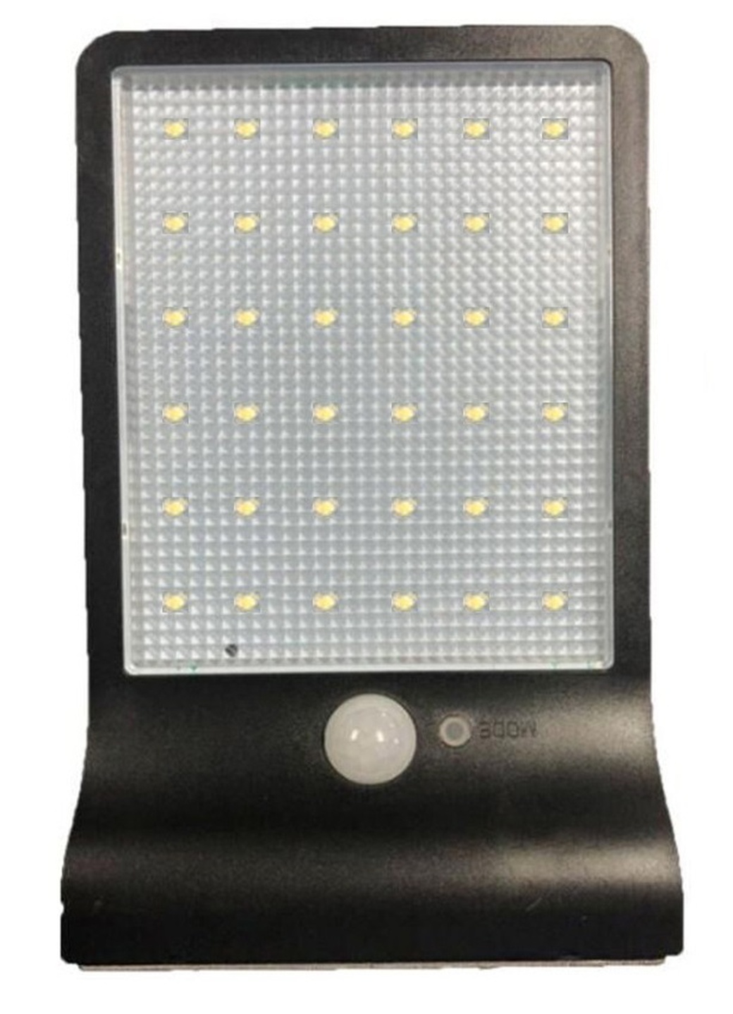 Настенный уличный светильник на солнечной батарее, 36 LED-ламп, водонепроницаемый, черный фото