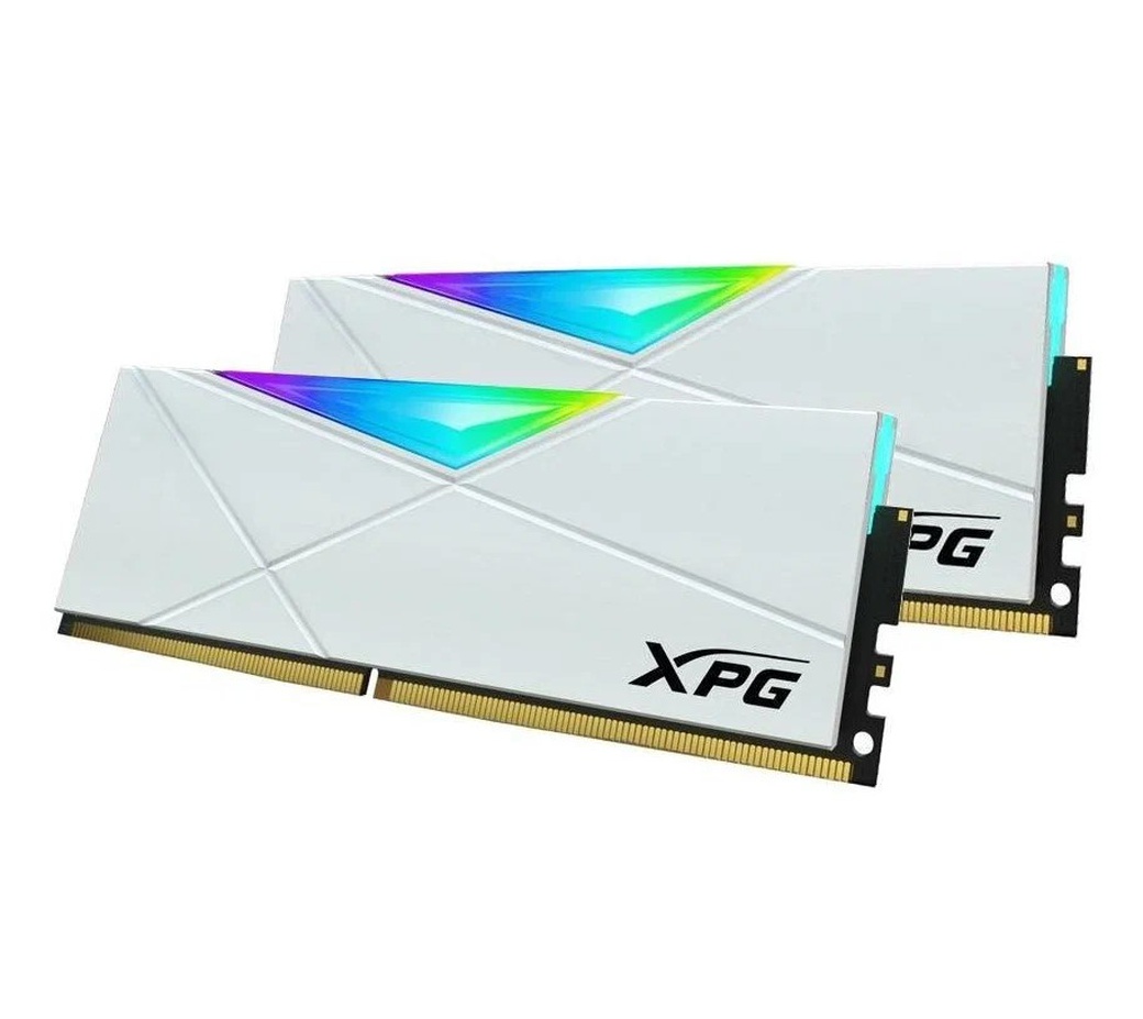 Память оперативная DDR4 16Gb (2x8Gb) Adata XPG Spectrix D50 3600MHz RGB, белый радиатор фото
