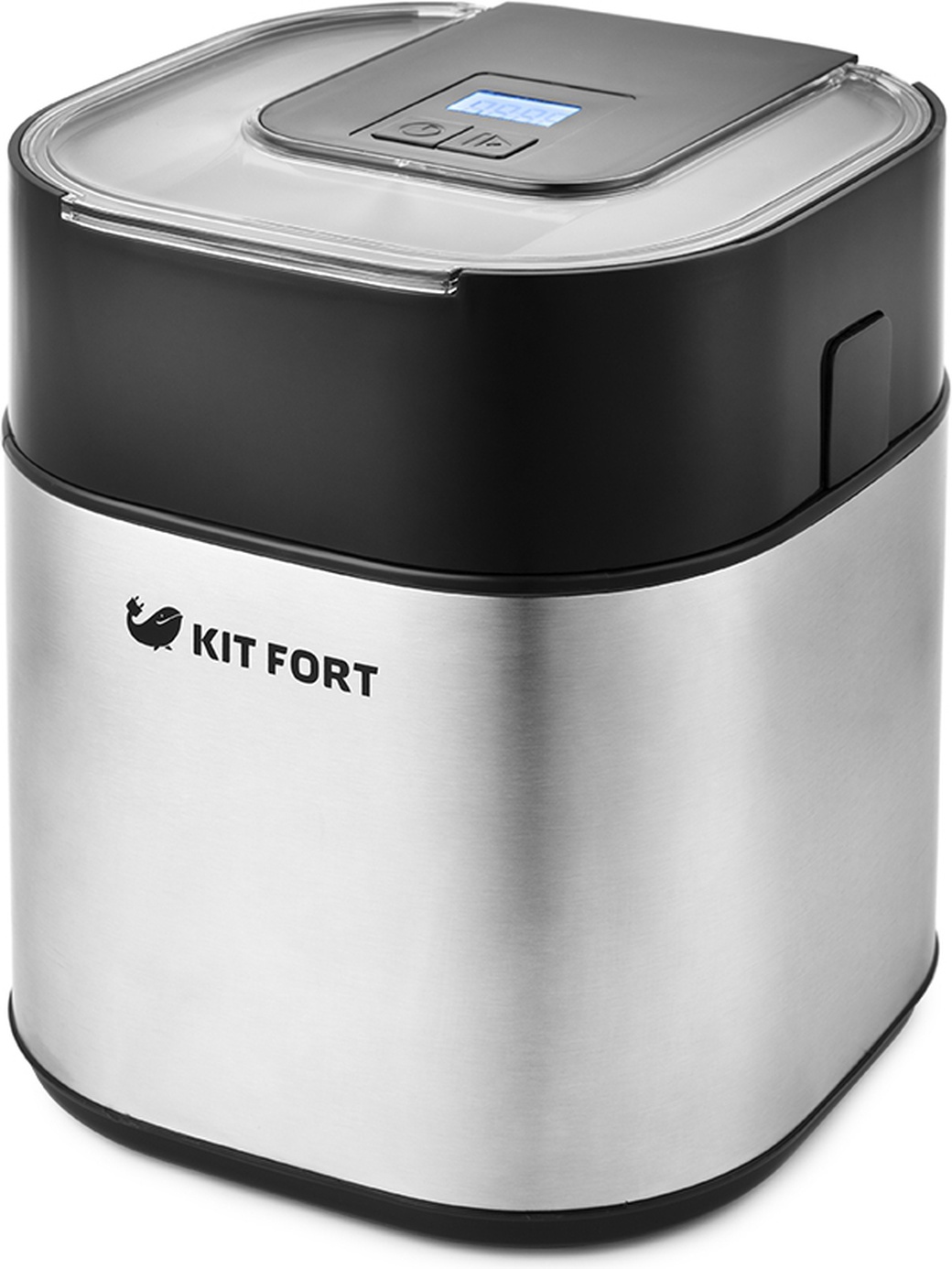 Мороженица Kitfort КТ-1805 9.5Вт 1500мл. серебристый/черный фото