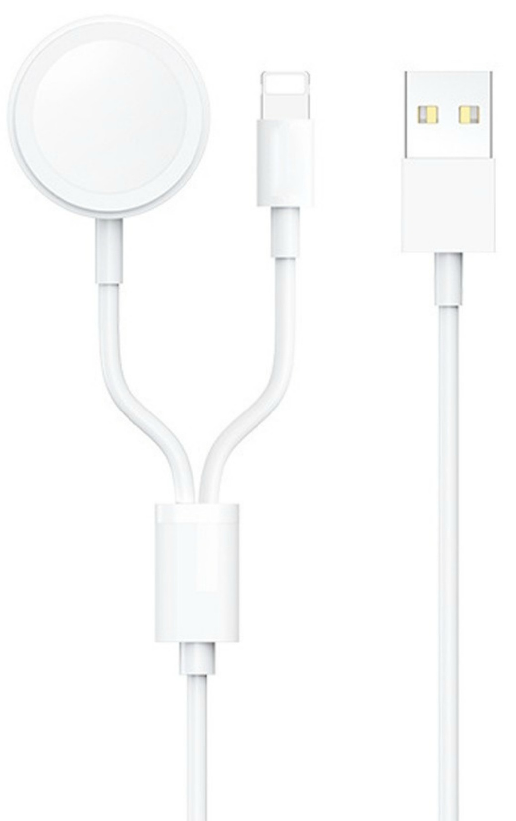 Зарядный кабель 2 в 1 для Apple Watch/iPhone фото