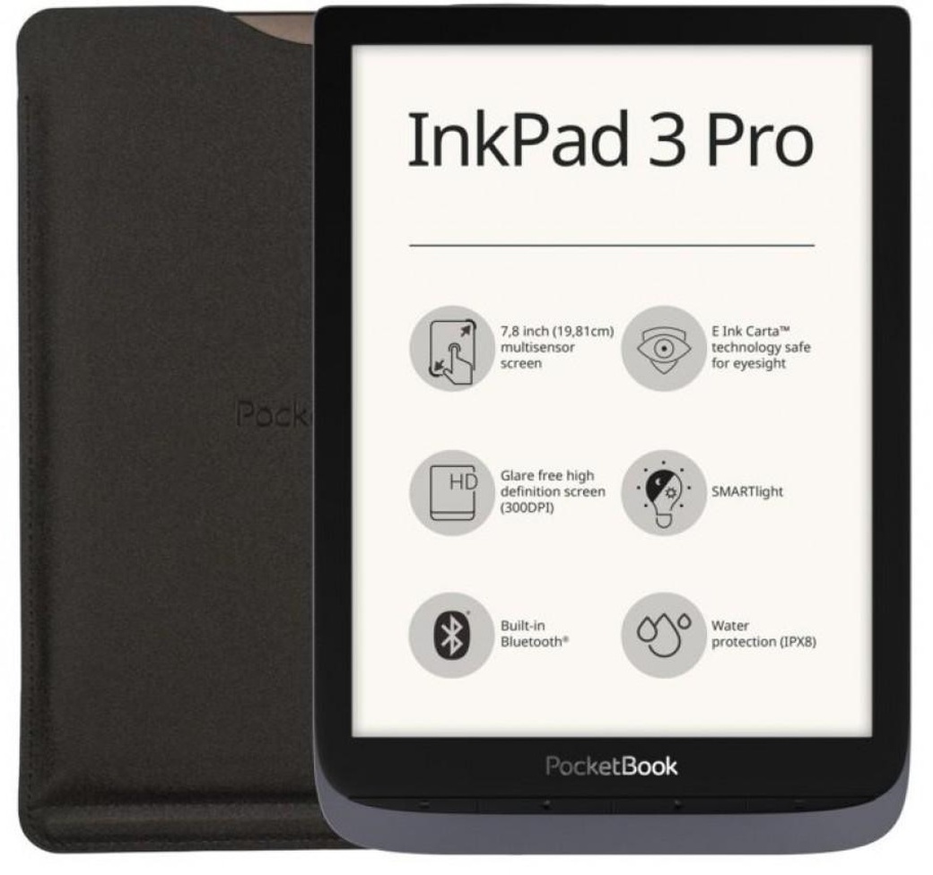 Электронная книга PocketBook 740 InkPad 3 Pro (серый металлик) фото