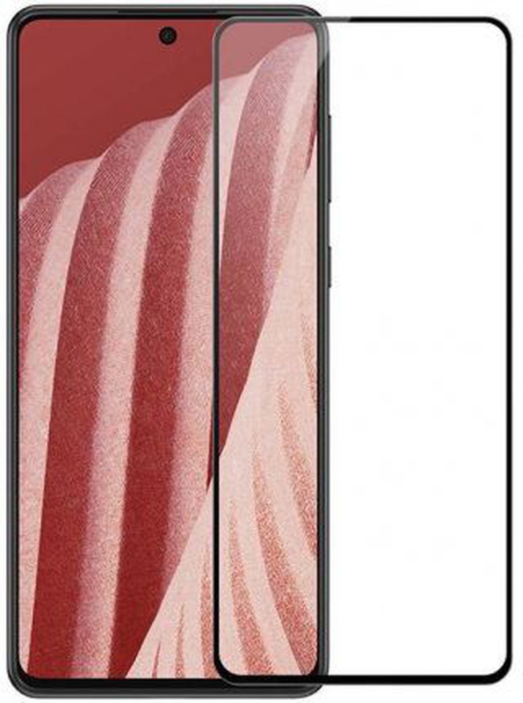 Защитное стекло для Samsung Galaxy A73 Full Screen Full Glue черный, Redline фото