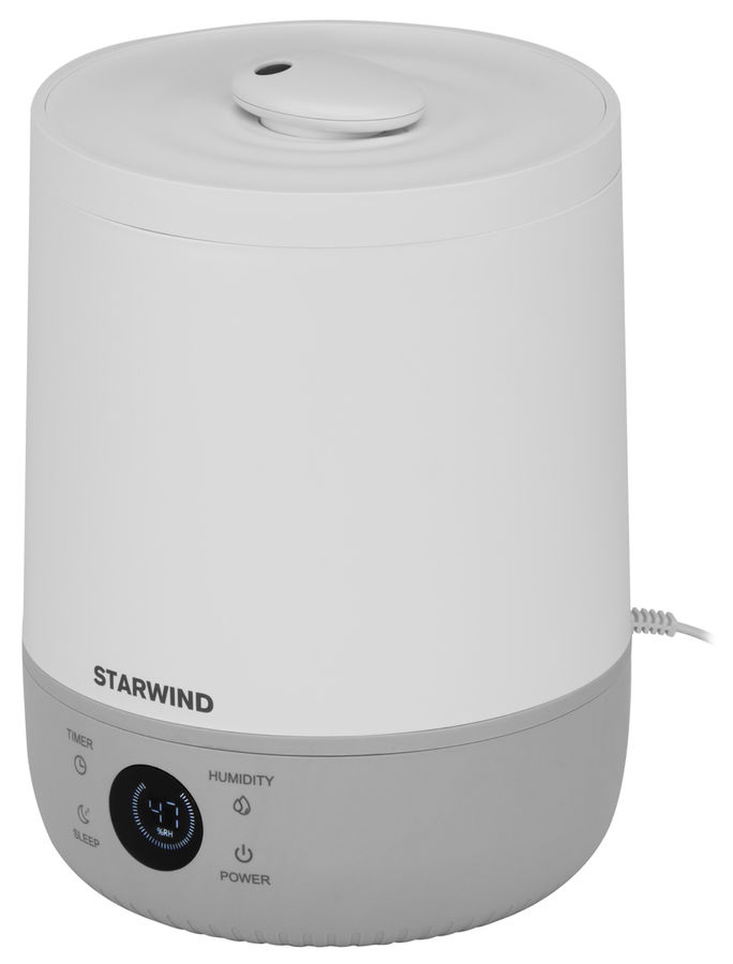 Увлажнитель воздуха Starwind SHC1525 30Вт (ультразвуковой) белый/серый фото