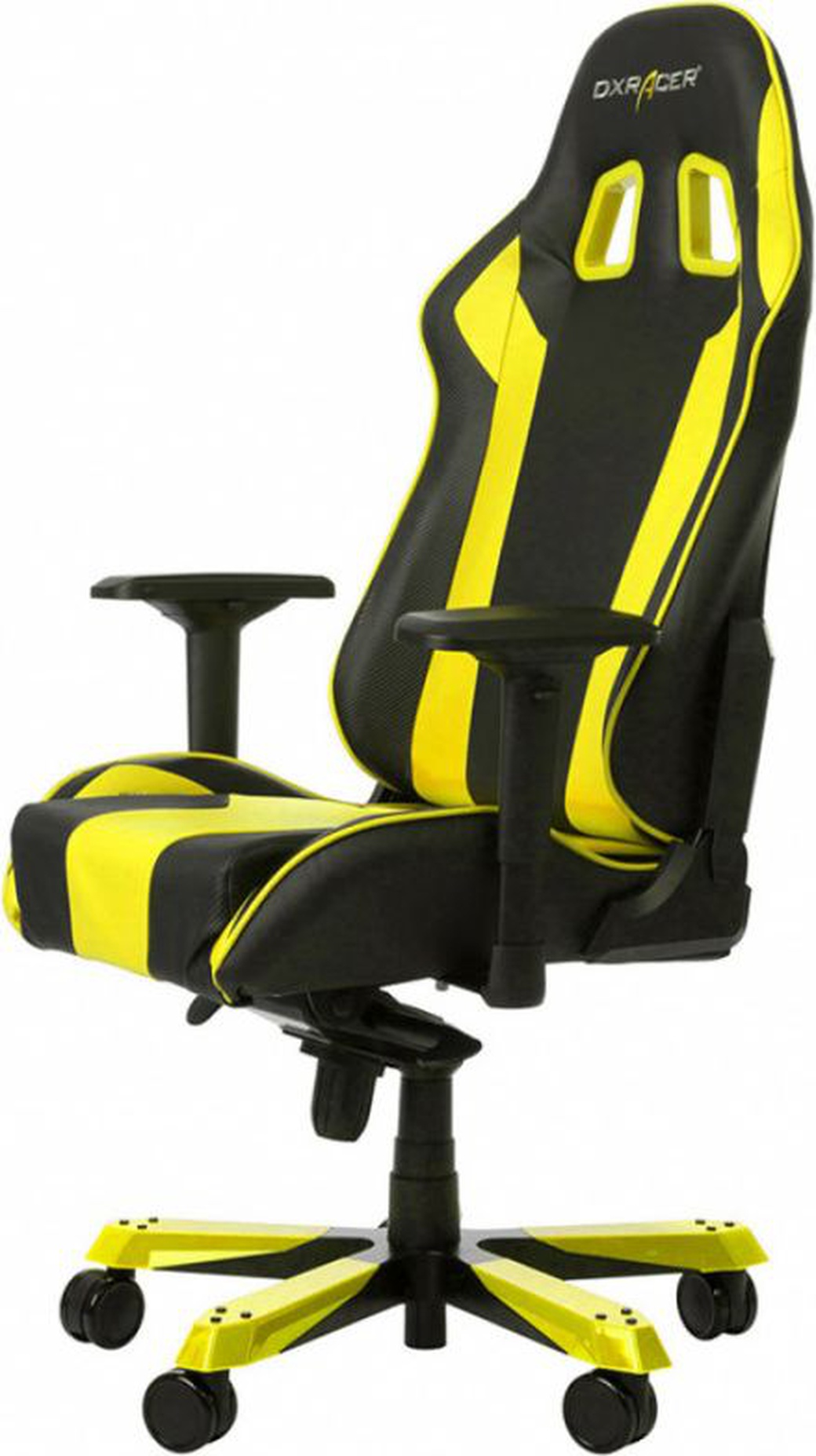 DXRacer King Игровое кресло чёрно-жёлтое OH/KS06/NY, экокожа фото
