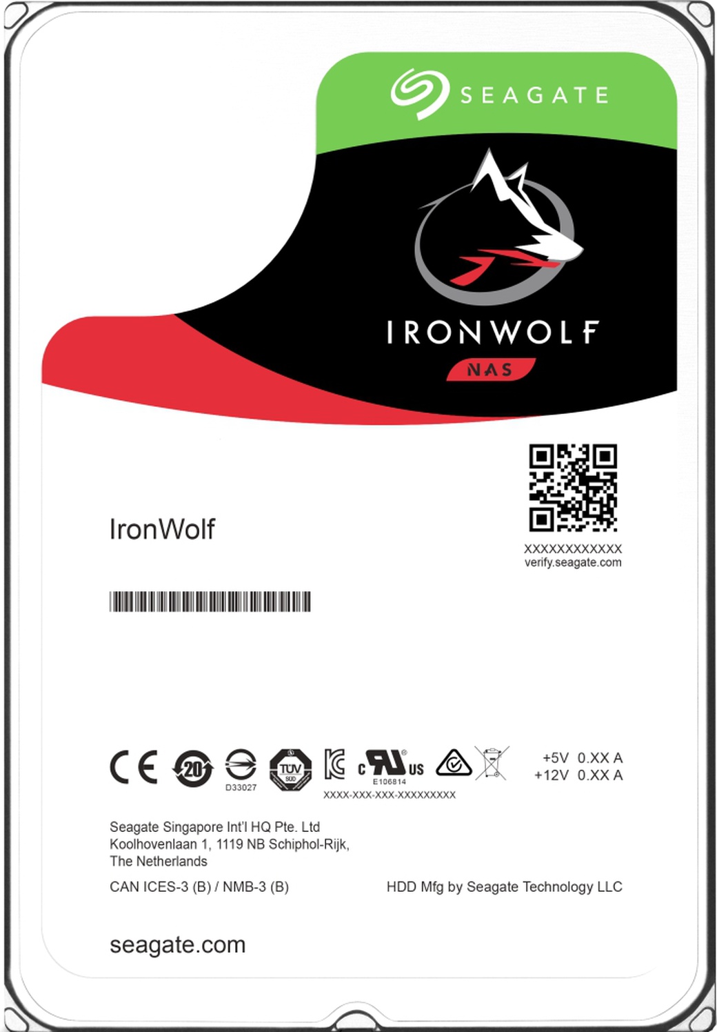 Жесткий диск HDD 3.5" Seagate IronWolf Pro 14Tb (ST14000NE0008) фото
