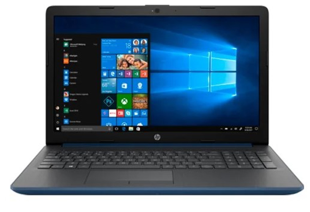 Ноутбук HP 15-da0043ur <4GK61EA> Pentium N5000 (1.1)/4Gb/500GB/15.6" HD AG/NV GeForce MX110 2GB/No ODD/Cam HD/Win10 (синий) фото