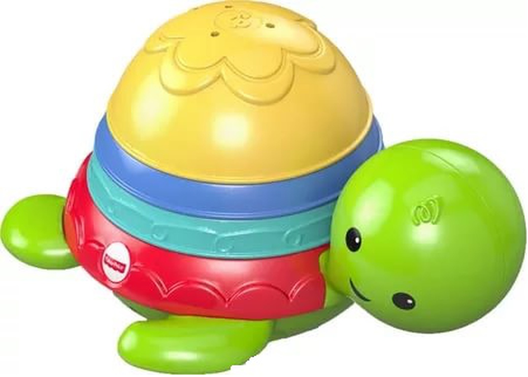 Fisher-Price Черепашка-пирамидка для ванны развивающая игрушка Mattel DHW16 фото
