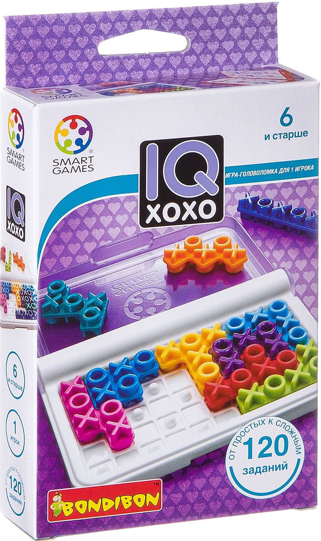 Головоломка BONDIBON Smart Games IQ-XOXO ВВ1889 фото