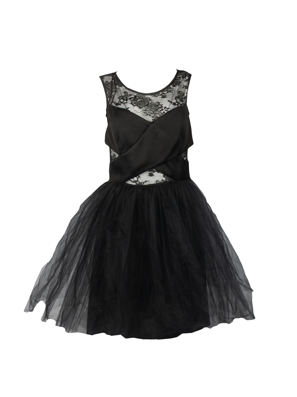 Платье Naf Naf ahnr100d, черный, 40 фото