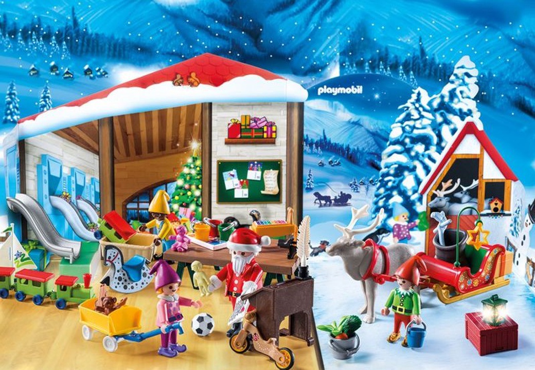 Playmobil Адвент-календарь - Мастерская Санта-Клауса фото