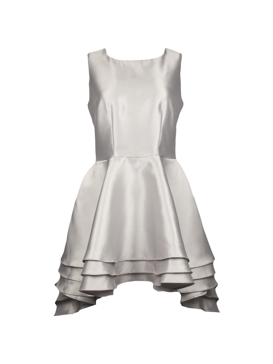 Платье Goddiva коктейльное abc1001, серый, 38 фото