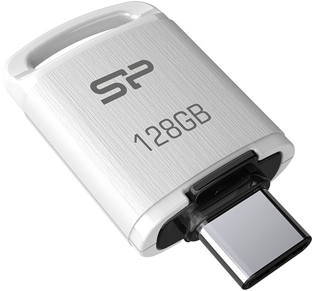Флеш-накопитель Silicon Power Mobile C10 USB Type-C 3.1 128GB, белый фото