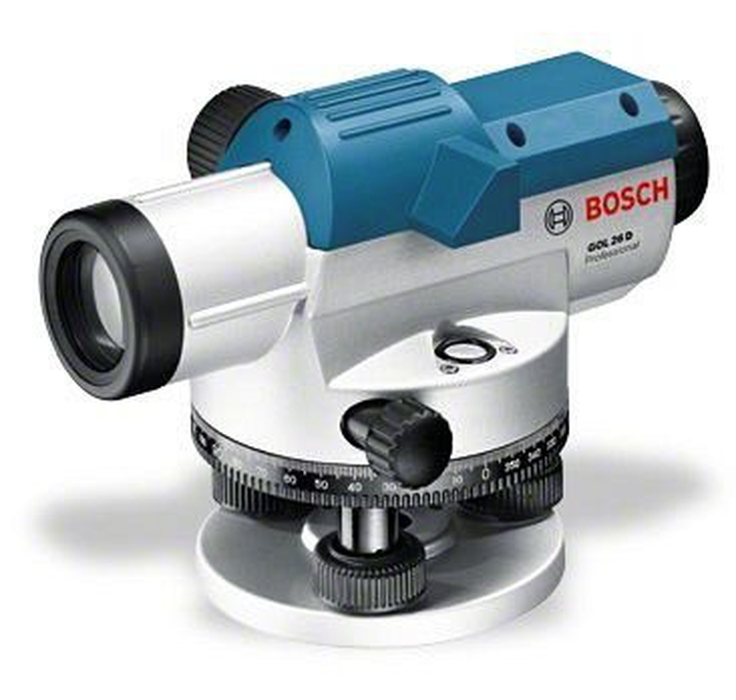 Нивелир оптический Bosch GOL 26 D (0.601.068.000) 26x 100м ±0.05мм/м градусы, в кейсе фото