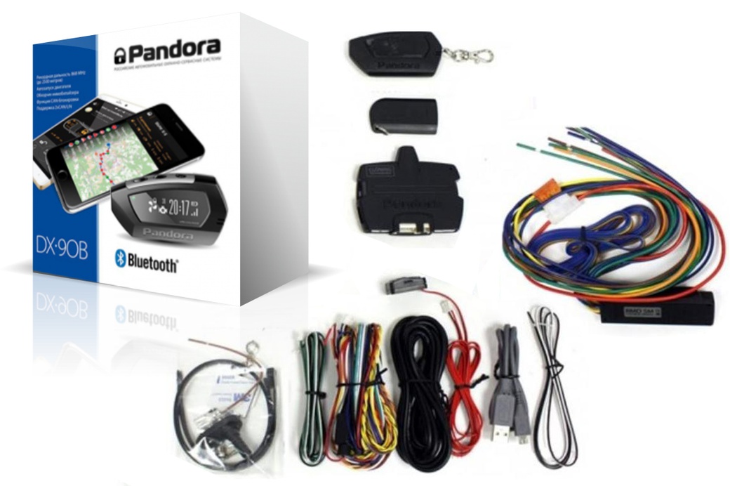 Автосигнализация Pandora DX 90B 2CAN-LIN,Bluetooth 4.2(брелок D-010 + метка BT-760) фото