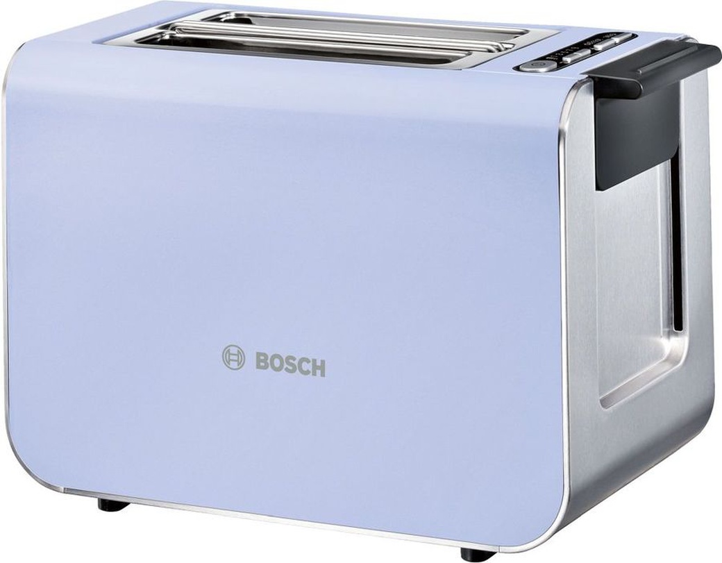 Тостер Bosch TAT8619 860Вт сиреневый/серебристый фото